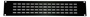 Bild von proPANEL 2HE AIR sw | 19" Frontplatte 2HE/3mm mit Lüftungsschlitzen, schwarz matt eloxiert