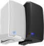 Bild von FS-6D-B | IsoFlare™ 6" Premium Aufbaulautsprecher wetterfest IP55 mit 2x 30W Dante PoE+/++ | 8 Ohm Out, schwarz