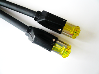 Bild von DATAF50RJRJ | 50m 10 Gigabit Dataflex CAT7 S/FTP Patch PUR konfektioniert mit 2x RJ45 CAT6A