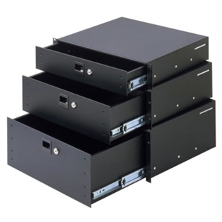 Bild von Rackschublade 491/2 | 19" Rackschublade 3HE aus Stahlblech