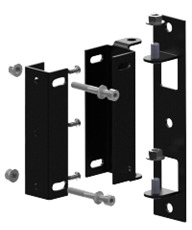 Bild von W-WALL-UBX-PT-BK | Optional Pan and Tilt wall bracket for UBX Series loudspeakers - Black