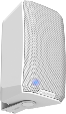 Bild von FS-6D-W | IsoFlare™ 6" Premium Aufbaulautsprecher wetterfest IP55 mit 2x 30W Dante PoE+/++ | 8 Ohm Out, weiss