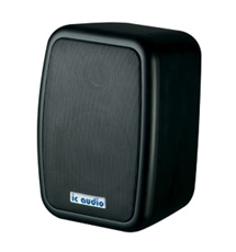 Bild von MO15-100/T sw | Monitorbox, 15 Watt, 100mm/4", schwarz, inkl. Wandhalterung