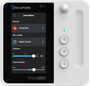 Bild von C-T4BT | 4.3" Touchbedienung mit Volume Slider, 2 Tasten, Bluetooth Remote Audioeingang und Bewegungssensor, weiss