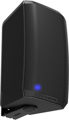 Bild von FS-6D-B | IsoFlare™ 6" Premium Aufbaulautsprecher wetterfest IP55 mit 2x 30W Dante PoE+/++ | 8 Ohm Out, schwarz