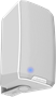 Bild von FS-6D-W | IsoFlare™ 6" Premium Aufbaulautsprecher wetterfest IP55 mit 2x 30W Dante PoE+/++ | 8 Ohm Out, weiss